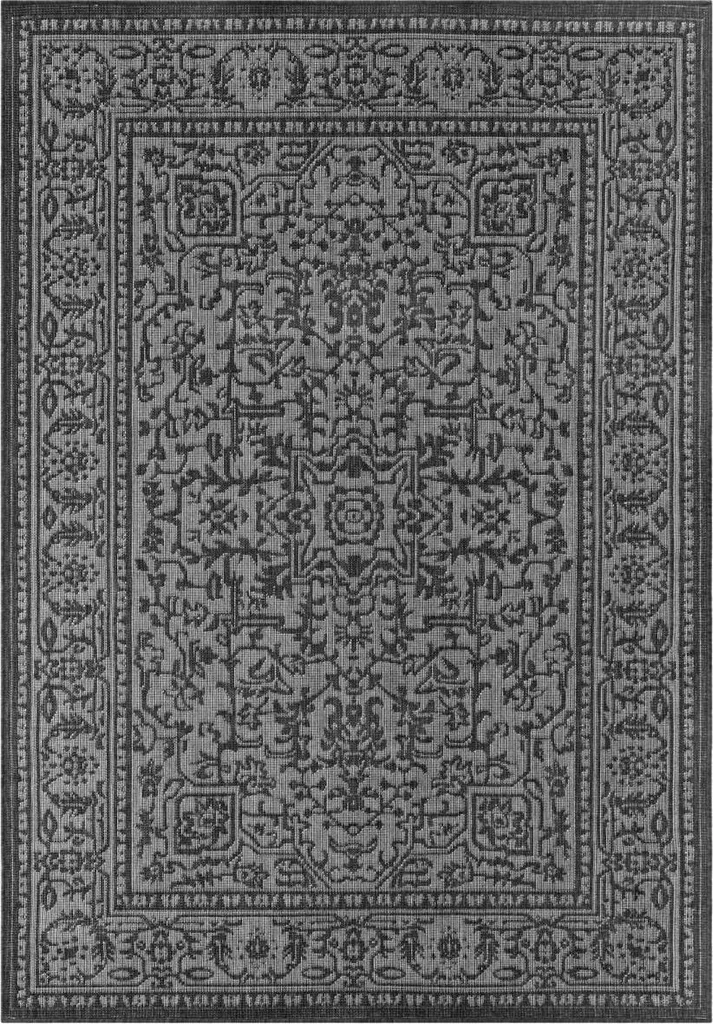 Grand tapis Kilim extérieur NORIENT en fibres robustes et anti-UV
