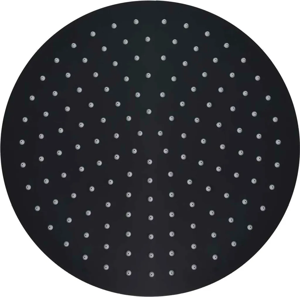 Soffione Doccia Nero 30cm Acciaio Inox Ultrasottile - Octo7518700