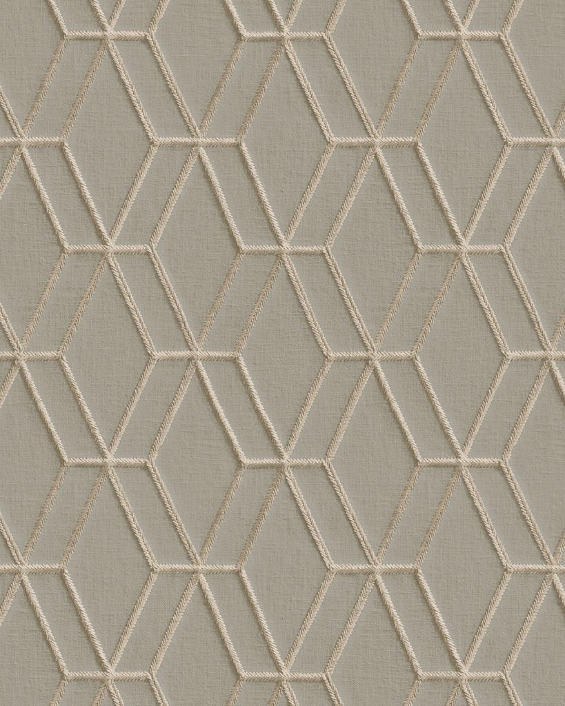 Profhome DE120064-DI Grafik Tapete Geometrisch glänzend grau silber 5,33 m2