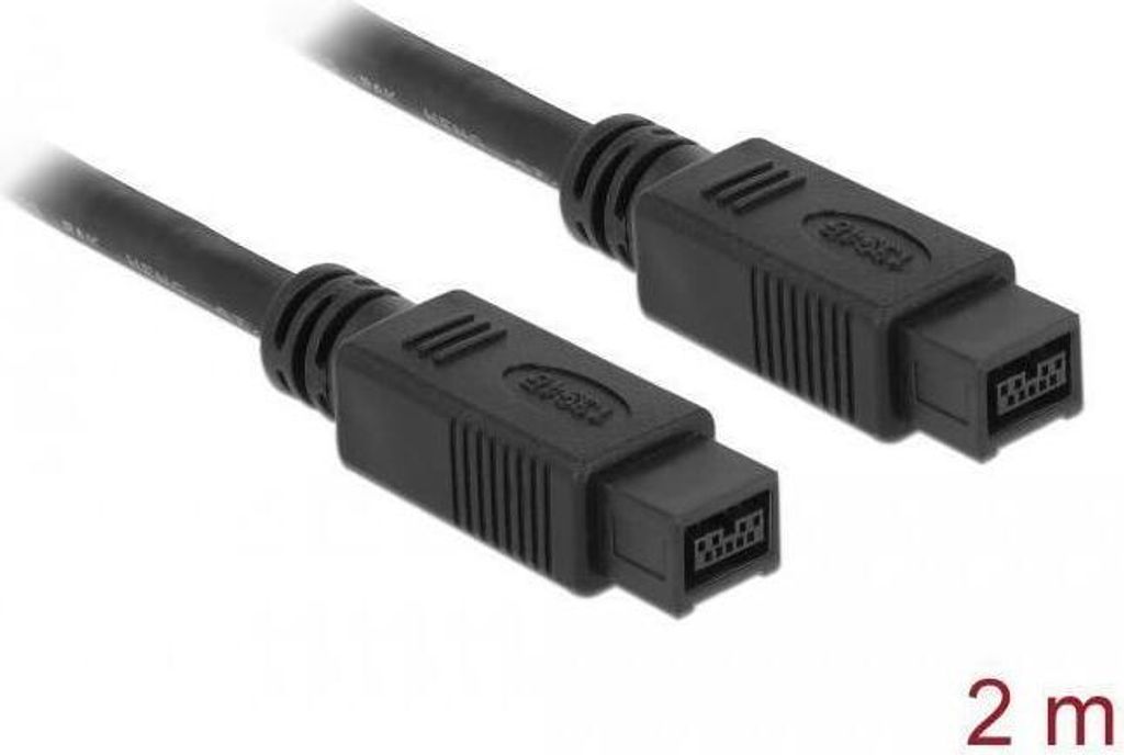 DELOCK FireWire-Kabel FW800 9Pin -> FW800 9Pin St/St 2.00