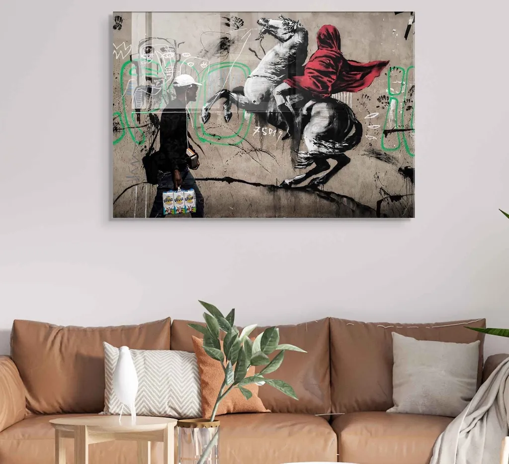Wallity UV-665 Quadro in Vetro Temperato 45x65 - Arte Parete Moderna