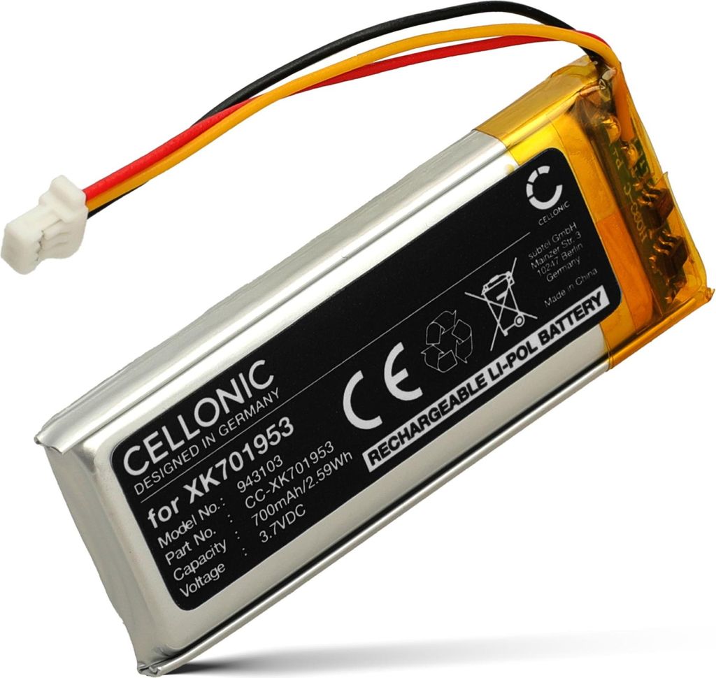 CELLONIC 1x Batteria per Headset / Auricolare / Cuffie Immagine del prodotto 
