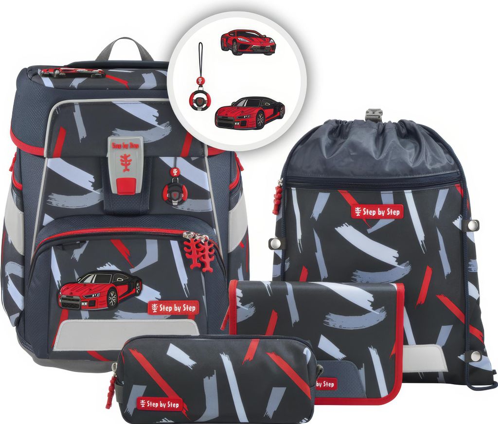 Step by Step SPACE školská taška „Sports Car Mick“, Obrázok produktu 