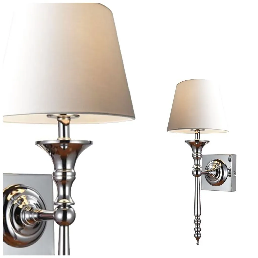 Applique Zuma Line Cloe RLB94875-1W | Lampada da Parete E27 Bianca