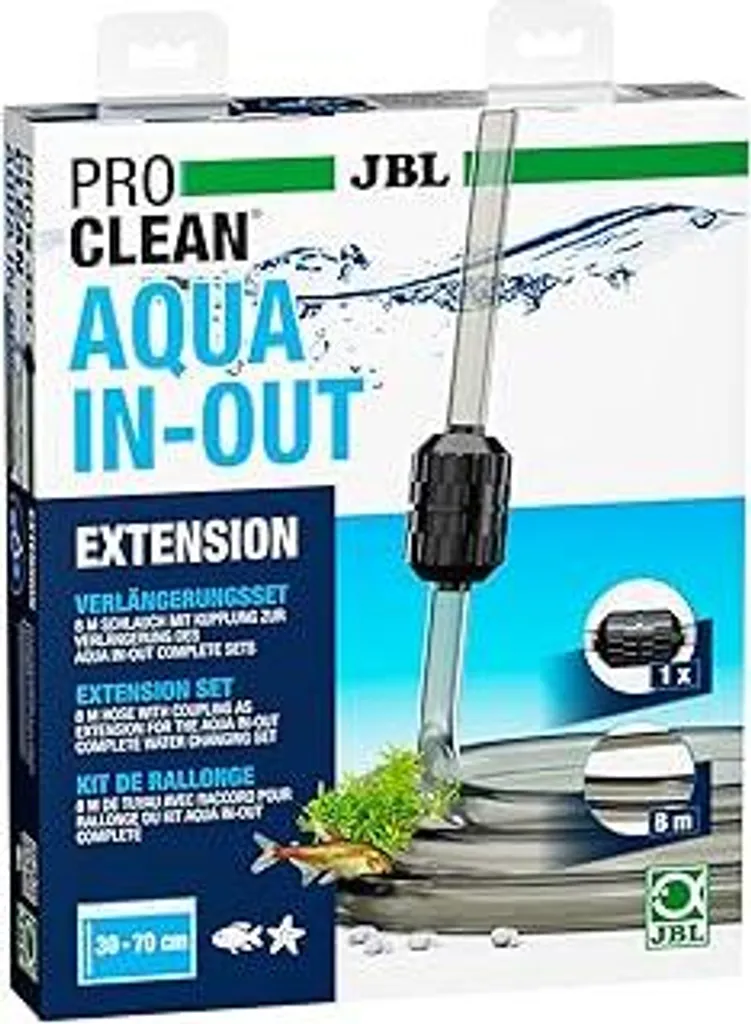 JBL PROCLEAN AQUA IN-OUT Extension 8m | Tubo Prolunga 12/16 Acquario