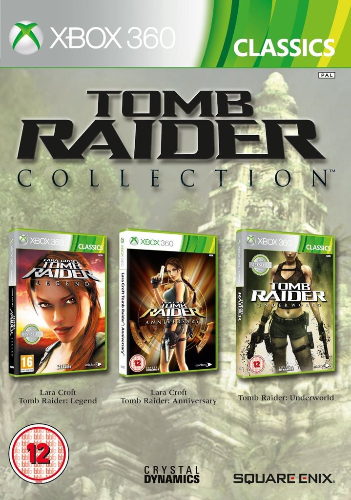 Tomb Raider Legend/Anniversary and Underworld Triplepack (Xbox 360) (UK IMPORT)