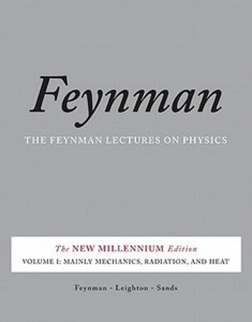 Livre Physique Feynman Volume 1 Mécanique et Rayonnement Cours Complet
