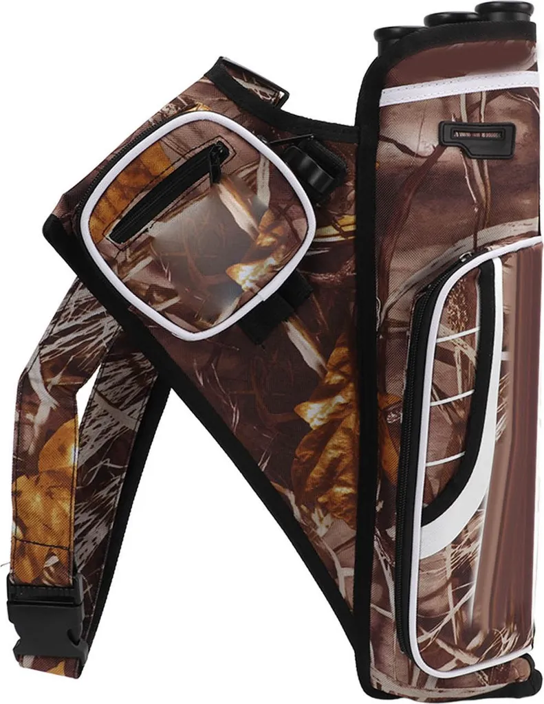Housse pour arc et flèches anti-choc avec rangement portable optimisé