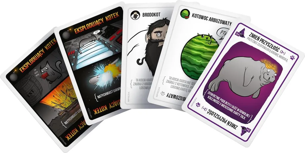 REBEL Exploding Kitties Party Version Muette 45832 Jeu de Société