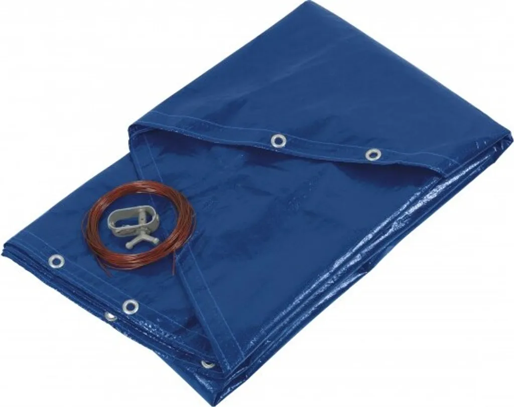 Bâche de piscine ronde 620cm bleue Ribitech PRBP140R62 haute densité