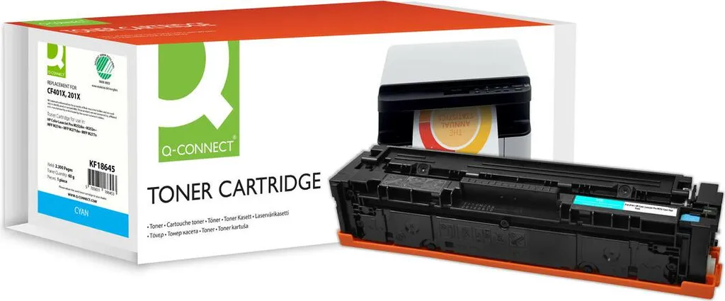 Toner Compatibile Q-Connect KF18645 Ciano per HP Color LaserJet M252/M277