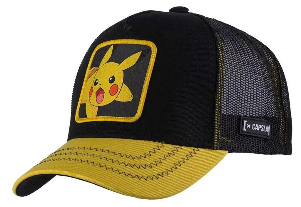 Casquette Pokémon pour adulte Freegun PP8751 noire style ajustable