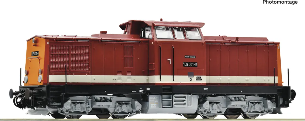 Roco 70818 Locomotive Diesel 108 001-9 DR Époque IV Échelle HO