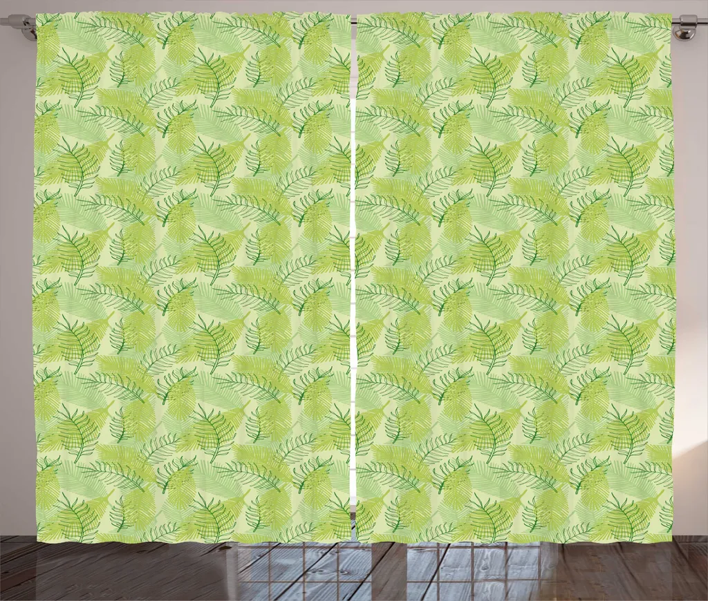ABAKUHAUS Tenda Botanica Rustica 280x245cm Verde Mela per Camera