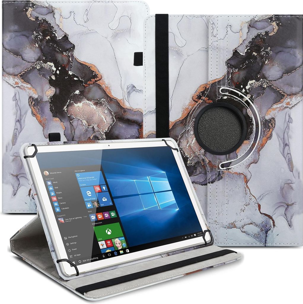 Tablet Tasche für XGODY P60 / P60 Pro Hülle Schutzhülle Schutz Case 360° DrehbarFarbe Uni 360 Taschen:Motiv 21