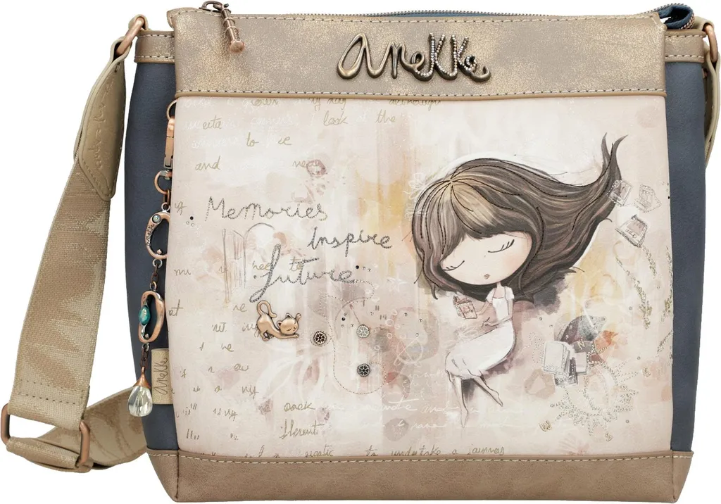 Anekke Memories Crossbody Bag - Accessorio Moda Donna Multicolor