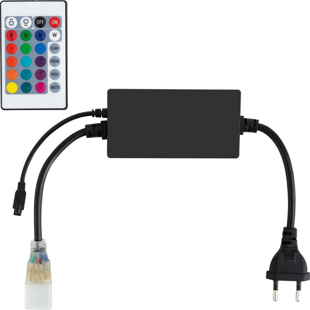 Controller für LED Streifen RGB 220V UltraPower, IR Fernbedienung 24 Knöpfe