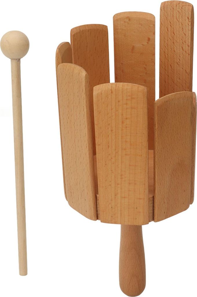 Hölzerne Musikröhre mit Hammer 8 Töne Klangröhre Orff Percussion Instrument für Musikunterricht und Performance