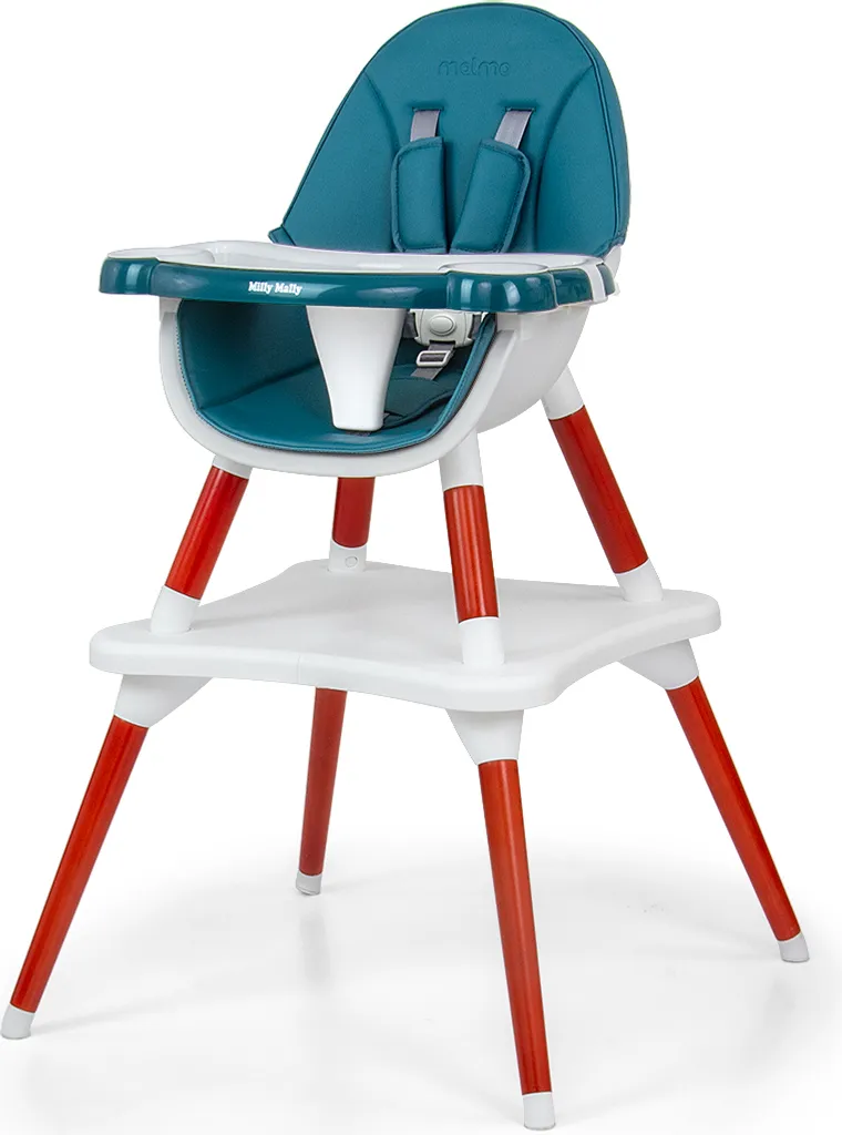 Milly Mally Malmo Sedia 2in1 Verde | L'Eleganza a Tavola col Bebè