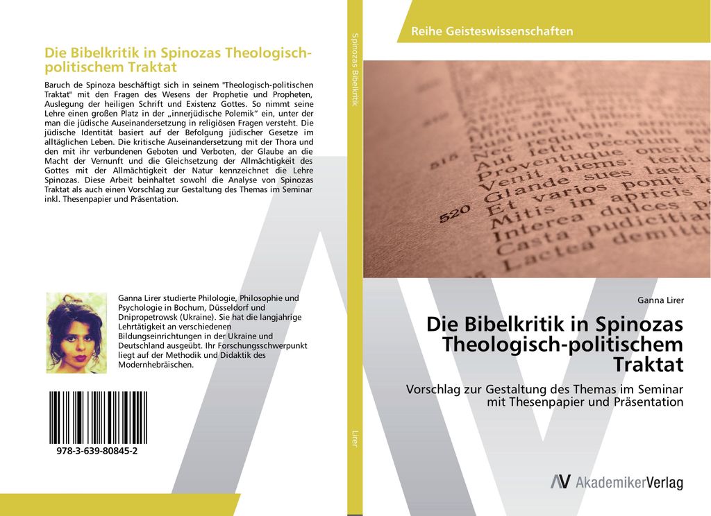 Die Bibelkritik in Spinozas Theologisch-politischem Traktat