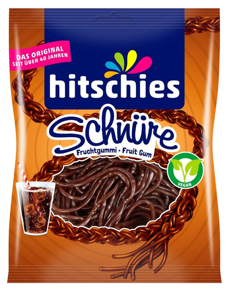Hitschies Cola Strings ovocné žvýkačky s pikantní kolovou Obrázek produktu 