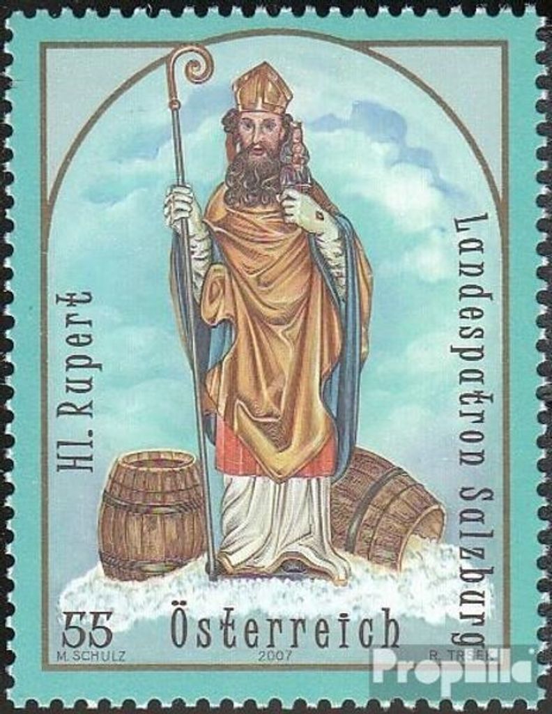 Briefmarken Österreich 2007 Mi 2686 (kompl.Ausg.) postfrisch Schutzpatron