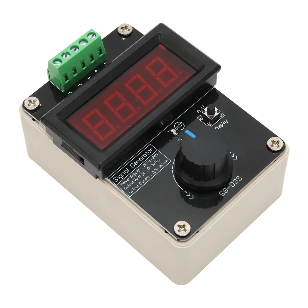 Simulateur analogique de tension courant pour réglage de capteurs PLC - 4