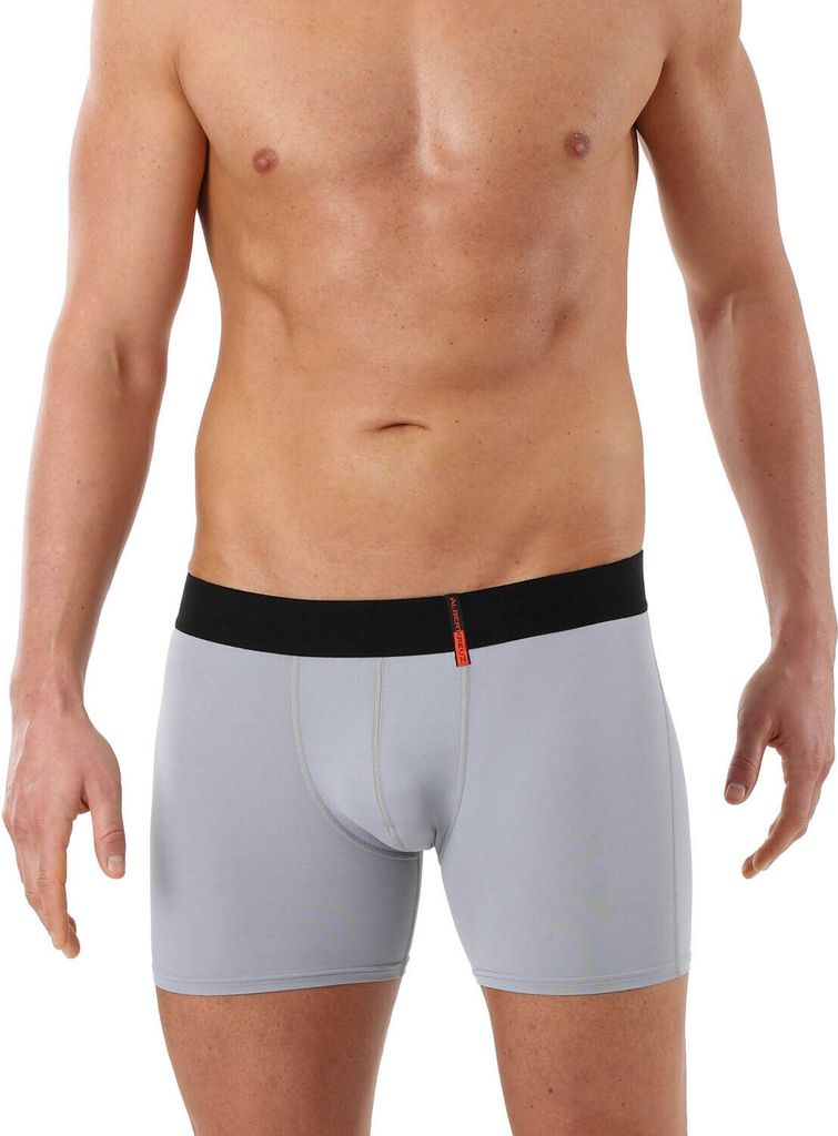 ALBERT KREUZ Retro Shorts Boxershorts Mikrofaser Grau, 05/M