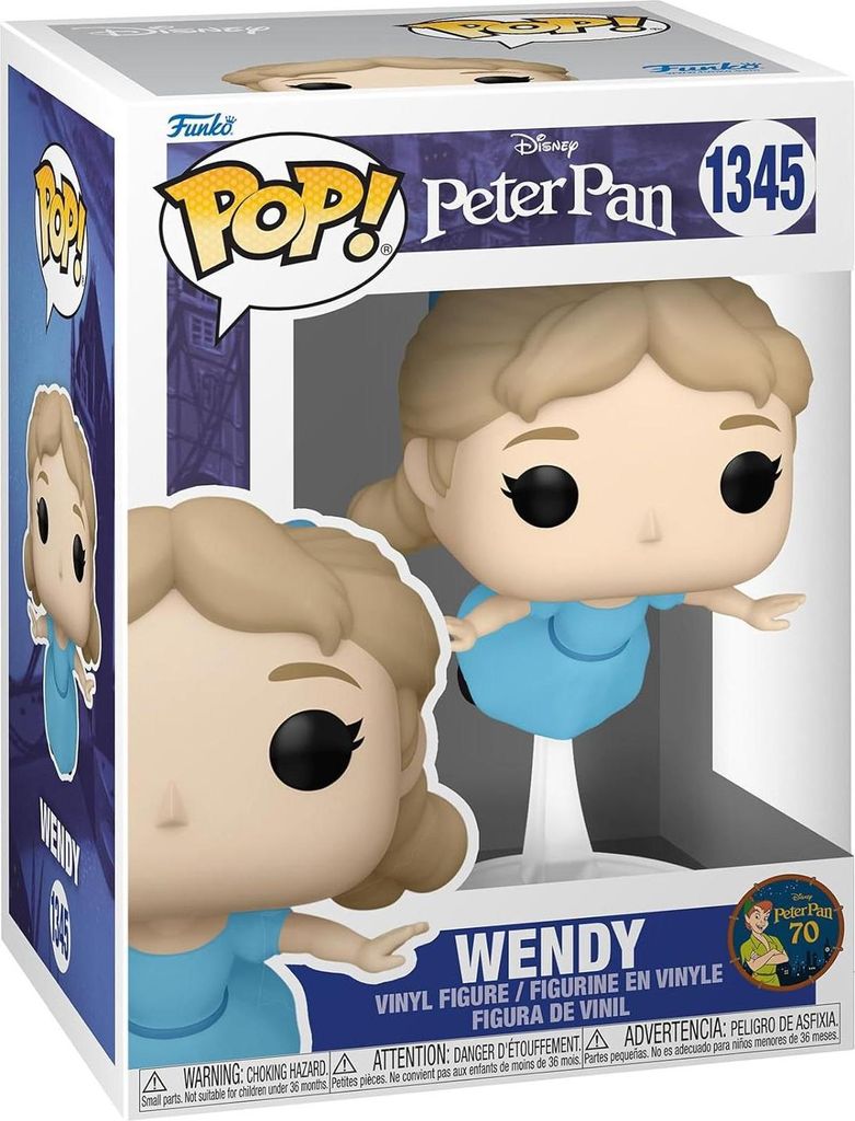 Disney Peter Pan - Wendy 70th 1345 - Funko Pop! Vinyl Figur