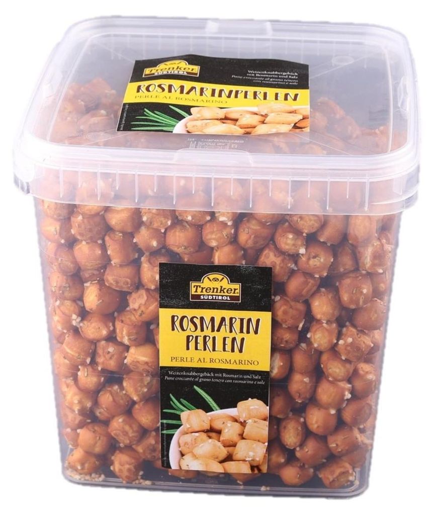 Rosmarinperlen, Knabbergebäck mit Rosmarin, 1250g, Trenker Produktbild 