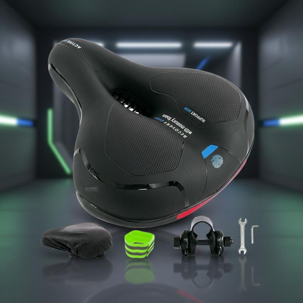 Selle de vélo Siège ergonomique Gel Mousse à mémoire de Image du produit 