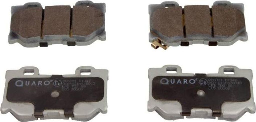 QUARO Bremsbeläge Satz Hinten Bremsklötze für NISSAN 370 Z (Z34) QP6881