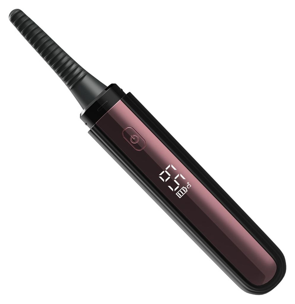 Elektrische Wimpernzange mit Heizung, intelligenter Wimpernzangenclip mit 4 Temperaturstufen, verstellbarer Wimpernbürste, Schnellaufheizung, USB-...