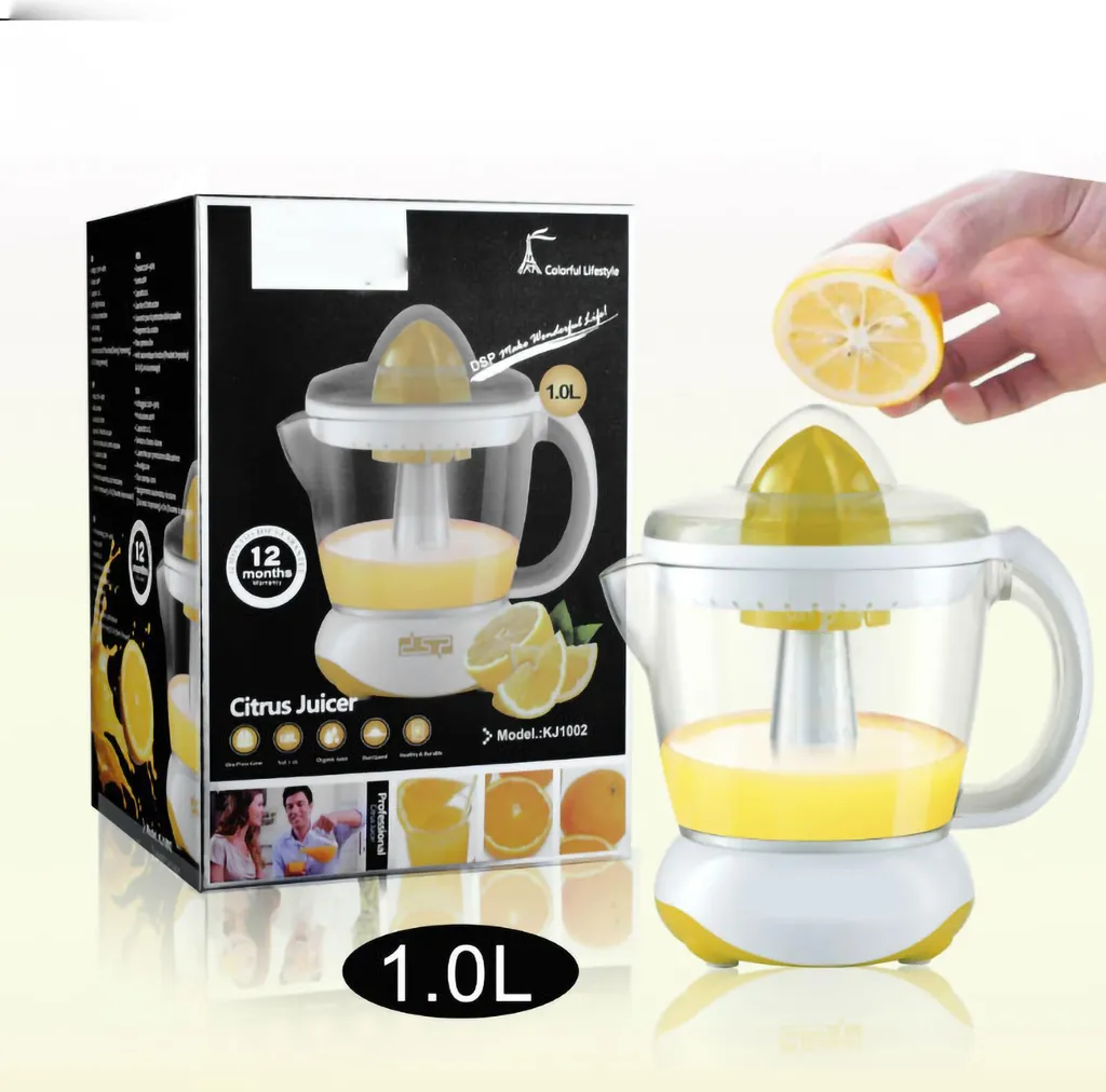 Extracteur de jus d'orange sans pulpe et facile à nettoyer chez soi