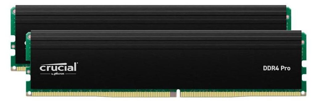 Crucial Pro DDR5-6400 Kit   32GB 2x16GB UDIMM CL38 B Produktbild 