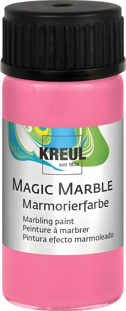 KREUL Marmorierfarbe "Magic Marble" rosa 20 ml im Glas