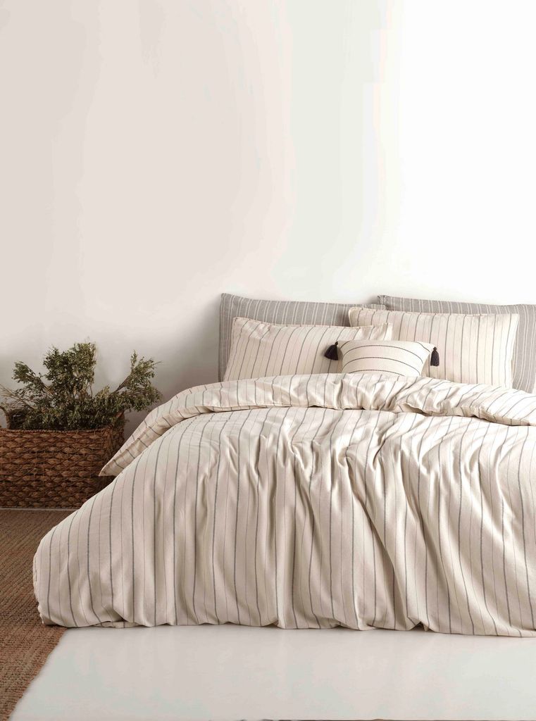 L'Essentiel Linge de Maison, Tommy Light, Ranforce Einzelbettbezug-Set (FR), Weiß, 100 % BAUMWOLLE RANFORCE, 140 x 200 cm