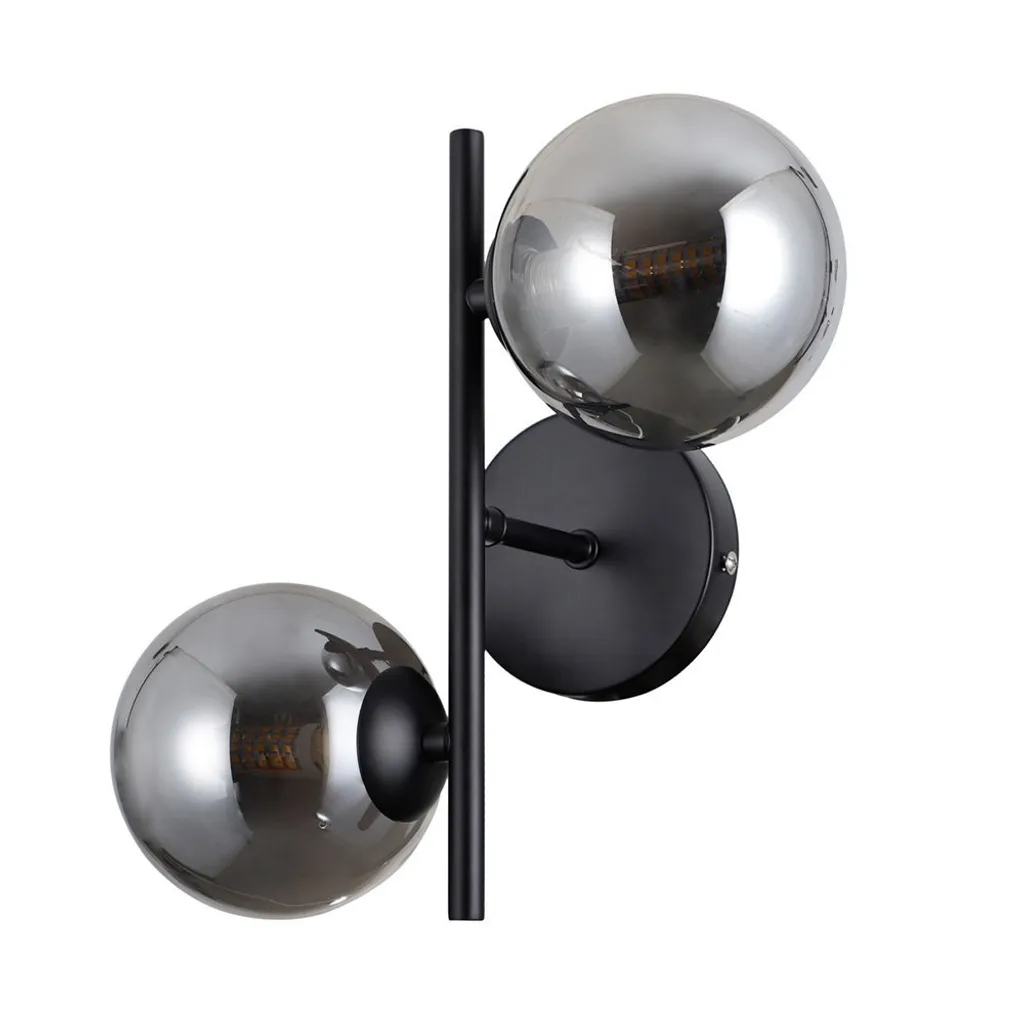 Italux ERIMIDA WL-2244-2-BL: Illuminazione Parete Moderna Nero