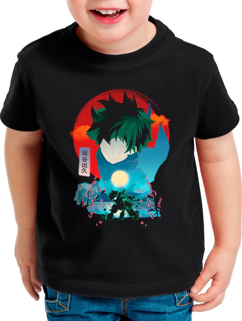 style3 Midoriya Izuku Kinder T-Shirt superhero japan acade mia manga