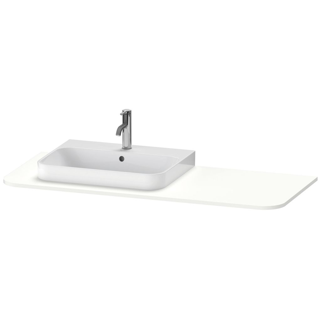 Duravit Happy D.2 Plus Konsole, 1300x550 mm, 1 Auschnitt links, für den Waschtischunterbau HP4942, HP4962, HP4972, HP031KL3636