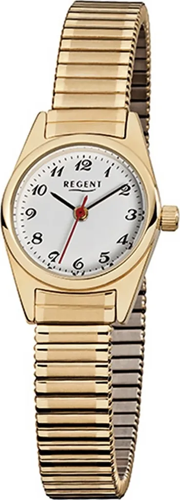 Orologio da donna Regent in acciaio F-271 quarzo bracciale oro D2URF271