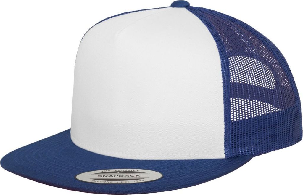 Yupoong Mesh Trucker Cap royalblau/weiß Uni Obrázek produktu 