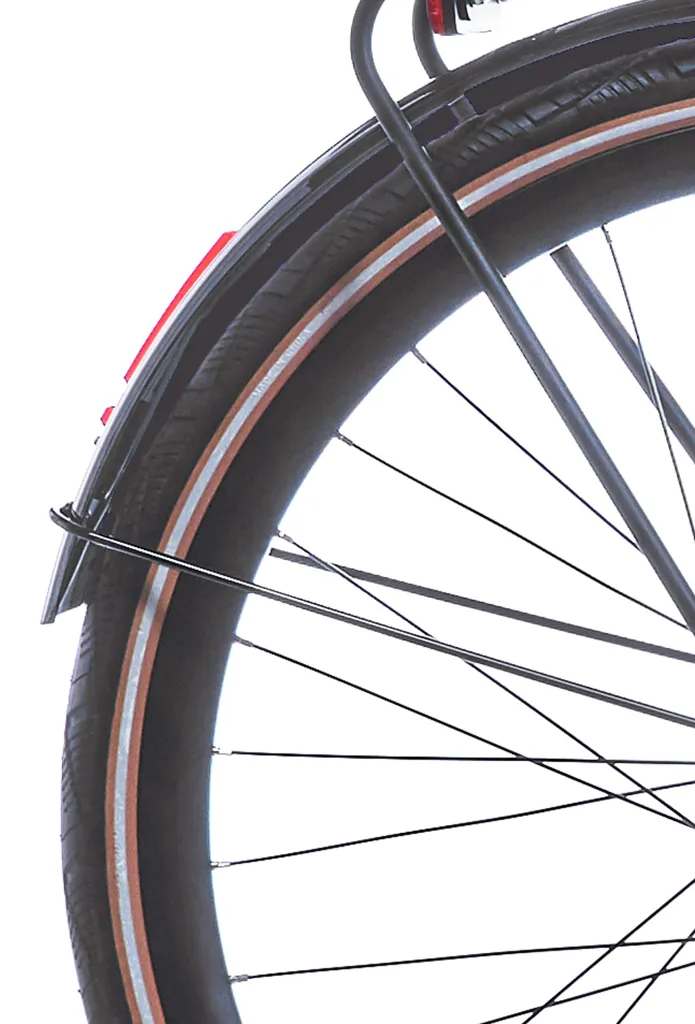 Garde-boue arrière vélo 28 pouces Cortina Mozzo coloris marron et noir