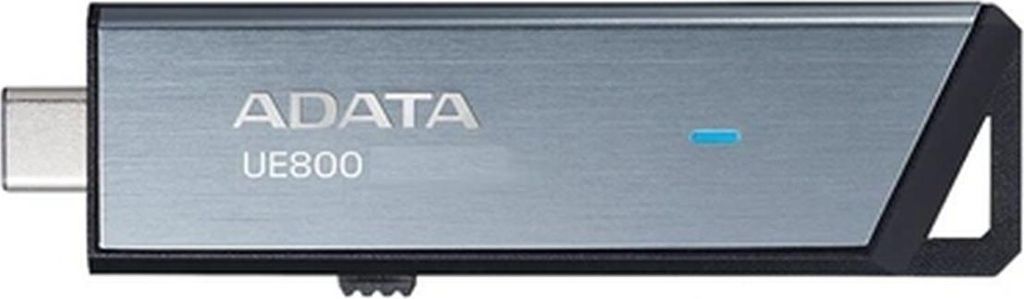 A close-up studio shot of a USB flash drive.