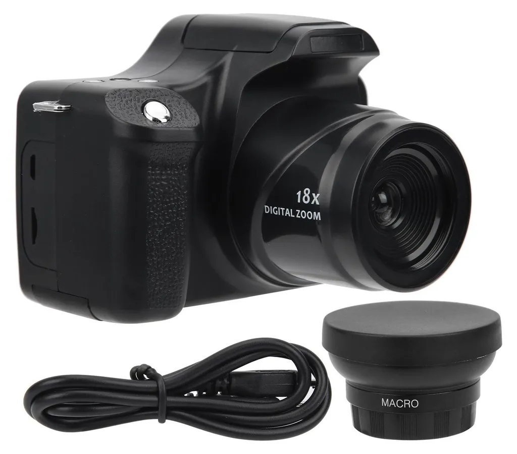 Appareil photo reflex pour voyage et paysage zoom 18x écran 3.0 p
