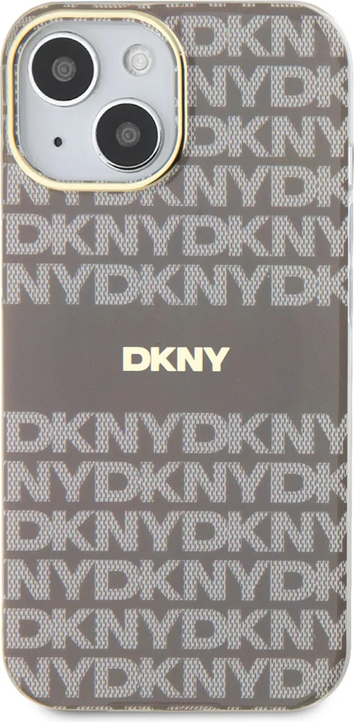 Recensione DKNY Custodia iPhone 14 MagSafe Stripe Giallo-Grigio