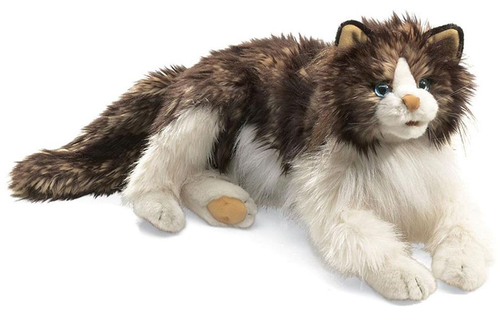 Folkmanis Handpuppe wuschelige Katze 2558 Produktbild 
