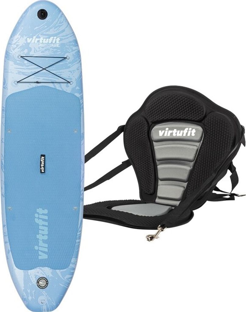 VirtuFit Supboard Cruiser 305 – Azure Blue – Mit Kajaksitz, Zubehör und Tragetasche