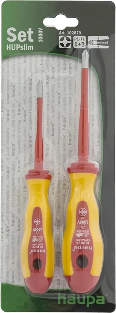Cacciavite Isolato HAUPA HUPslim PZ/FS VDE 1000V - Qualità Tedesca
