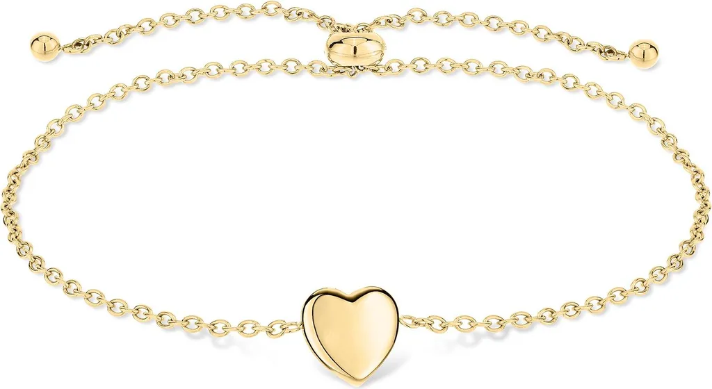 Bracelet plaqué or hypoallergénique cœur : fini la peau irritée !
